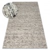 Covor bej NEPAL 2100 naturala gri - din lana, fata-verso, 60x100 cm