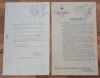 Doua documente scolare STRAJA TARII