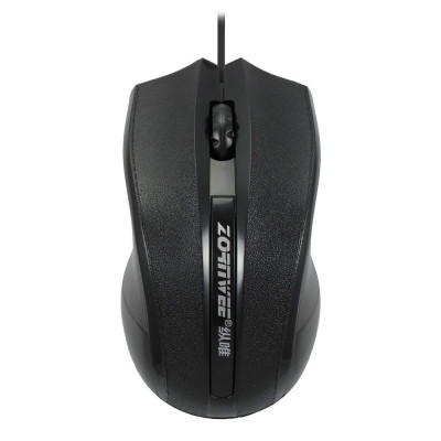 Mouse Gaming ZORNWEE GM-01 Counter Attack , Negru, USB, 1800 dpi, optic, 3 butoane, cablu 1,2M, model Mare foto