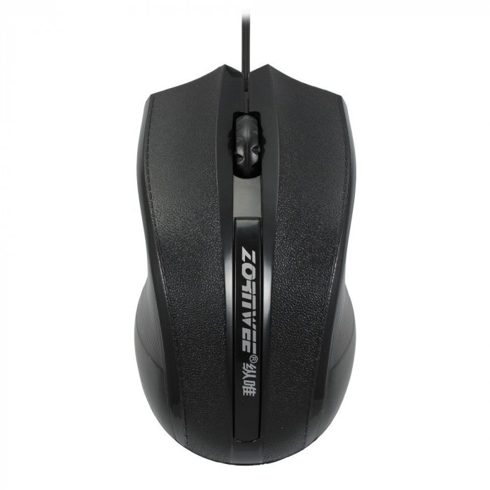 Mouse Gaming ZORNWEE GM-01 Counter Attack , Negru, USB, 1800 dpi, optic, 3 butoane, cablu 1,2M, model Mare