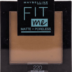 Maybelline New York Fit Me Matte+ Poreless pudră compactă, 9 g