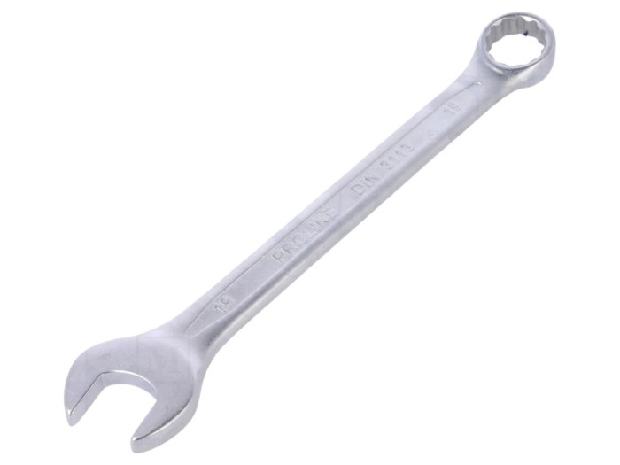 Cheie combinată 19mm, crom-vanadiu