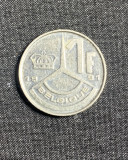Moneda 1 franc 1991 Belgia, Europa