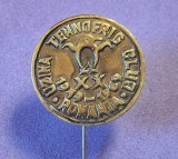 Insignă industrie aniversară (20 ani) veche - Uzina Tehnofrig Cluj (1949&ndash;1969)