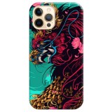 Husa compatibila cu Apple iPhone 13 Pro Max model Chinese Dragon, Silicon, TPU, Viceversa