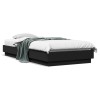 VidaXL Cadru de pat cu lumini LED, negru, 100x200 cm 839505