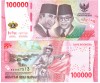 Indonezia 100.000 Rupii 2022, P-168, UNC, Bancnota