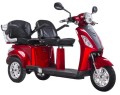 Tricicleta, scuter electric ideala pentru agrement si plimbari in statiuni ZT-18 TRILUX ROSU