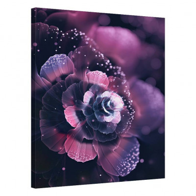 Tablou Canvas, Tablofy, Purple Florescence, Printat Digital, 70 &amp;times; 100 cm foto