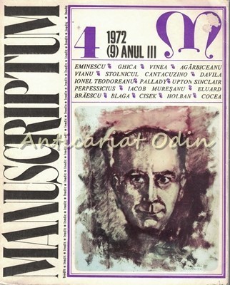 Manuscriptum. Revista Tremestriala - Nr.: 4/1972 (9), Anul III foto