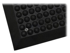 Suport pentru podea ESD COBA EUROPE, 1,2m x 0,9m, 14mm grosime, negru