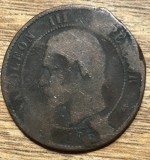 MNDSTR071 Franta Napoleon III 10 centimes 185