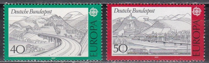 Germania 1977 - Timbre EUROPA - Peisaje, MNH