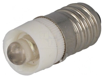 Lampă LED Albă 12V E10 foto