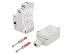 &Icirc;ntrerupător crepuscular șină DIN 230VAC SPDT IP20