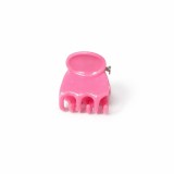 Cumpara ieftin Clema par mini roz 1 cm, model clasic, accesoriu prindere pentru fete si femei