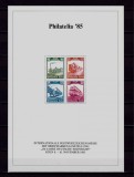 ✅(V 6) Germania &#039;85,carton filatelic Expo.Fila. Koln ,dupa marci Reich,MNH