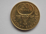 20 FRANCS 1989 MADAGASCAR, Africa