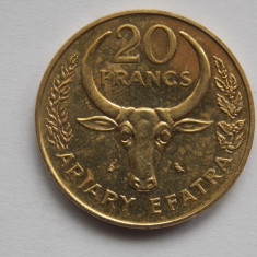 20 FRANCS 1989 MADAGASCAR