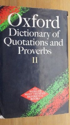 Dictionary of Quotations and Proverbs II foto