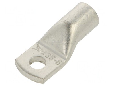 V&amp;acirc;rf inelar tubular M6 35mm2 neizolat foto