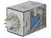 Releu electromagnetic, 12V DC, 10A, 3PDT, serie 60.13, FINDER - 60.13.9.012.0040