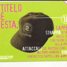 CT1 - Cartela Telefonica - Telecom Italia - 10000 Lire - 1998