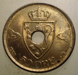 F.065 NORVEGIA 50 ORE 1923 XF RARA