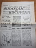ziarul curierul de bucovina septembrie 1992