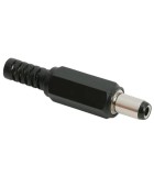 Mufa DC 5.5x2.5 mm tata cu protector, Oem