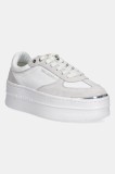 Karl Lagerfeld sneakers din piele KOBO III culoarea alb, KL65025