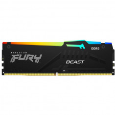 Memorie RAM DDR5, 32GB, 5200MHz, CL36, 1.35V, FURY Beast, RGB