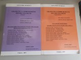 GRAMATICA LIMBII ROMANE PENTRU EXAMENE - ALEXANDRU PETRICICA , 2 VOLUME , STARE FOARTE BUNA