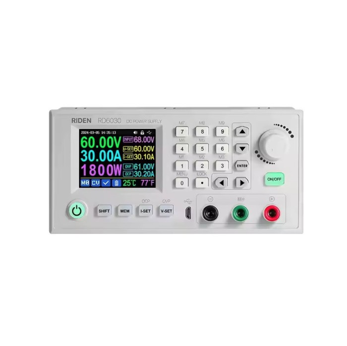 Riden RD6030W 60V 30A 1800W sursa de curent continuu reglabila WI-fi
