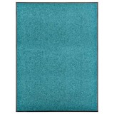 Cumpara ieftin Covoras de usa lavabil cyan 90x120 cm