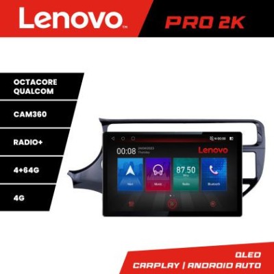 Navigatie Kia Rio K-504 Lenovo PRO 4+64 13 inch 2K android 4G DSP gps internet 8Core CarStore Technology foto