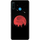 Husa silicon pentru Huawei P30 Lite, Blood Moon