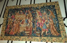 Tapiserie antica Jacquard din punct Halluin țesătură de l&acirc;nă