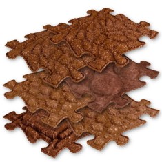 Covoras ortopedic senzorial puzzle Set ECO Muffik foto