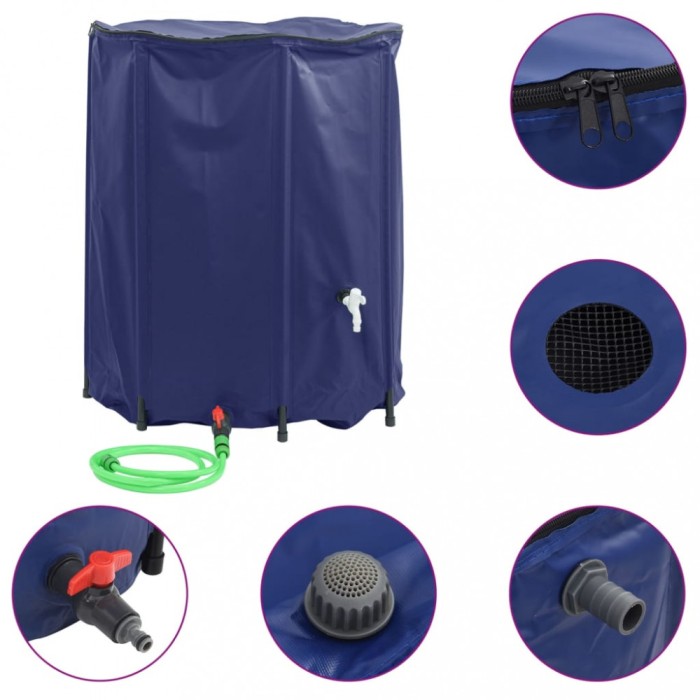 Gossi rezervor de apa cu robinet, pliabil, 1250 l, pvc