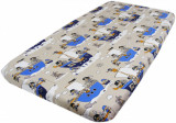 Cearceaf din bumbac cu elastic 120x60 cm Pirati