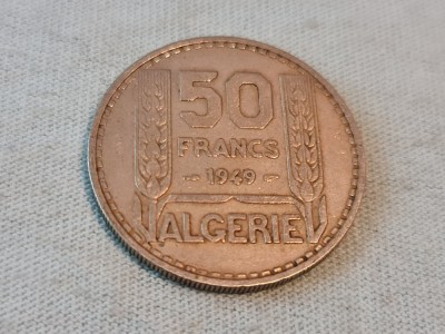 Algeria -50 francs 1949. foto