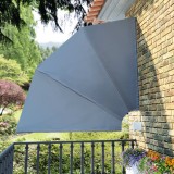 Cumpara ieftin Copertină laterală pliabilă de balcon, gri, 210x210 cm