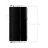 Geam Sticla 3D Full Glue Alb Samsung Galaxy S8, Protectie Ecran Premium