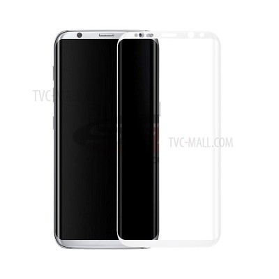 Geam protectie display sticla 3D Samsung Galaxy S8 Plus WHITE foto