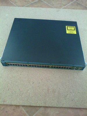 Switch Cisco 3560 Series PoE-48 Switch WS-C3560-48PS-S V04 foto