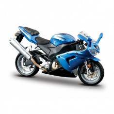 Motocicleta Kawasaki Ninja ZX-10R BBURAGO Scara 1:18 Albastru foto