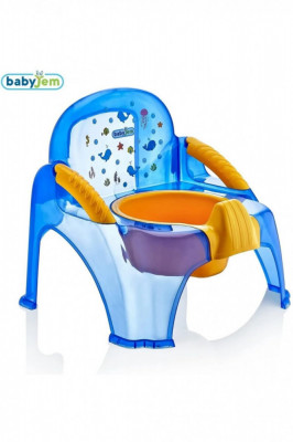 Olita pentru copii babyjem (culoare: bleu transparent) foto