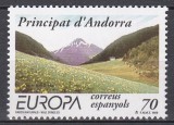 Andorra Spaniaolă 1999 - EUROPA - Rezervații și parcuri naturale, MNH