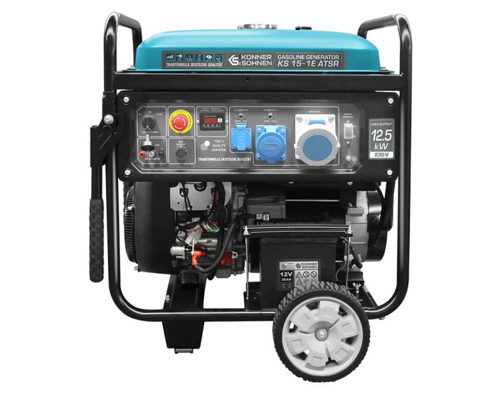 Generator monofazat pe benzina Konner Sohnen KS 15-1E ATSR
